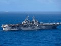 Tàu tấn công đổ bộ USS Boxer LHD 4 và tàu vận tải USS New Orleans LPD 18, Hải quân Mỹ.