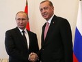 Ngày 9/8 tại Saint Peterburg, Nga, Tổng thống Thổ Nhĩ Kỳ Tayip Erdogan hội đàm với Tổng thống Nga Vladimir Putin. Ảnh: EPA