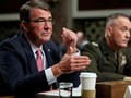 Bộ trưởng Quốc phòng Mỹ Ashton B. Carter và Chủ tịch Hội đồng Tham mưu trưởng Liên quân Mỹ Joseph Dunford tại phiên điều trần của Ủy ban Quân vụ Thượng viện Mỹ ngày 22/9/2016. Ảnh: aryanews.com