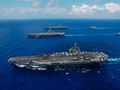Cụm tấn công tàu sân bay USS Ronald Reagan Hải quân Mỹ (ảnh tư liệu)