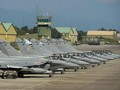 Cụm máy bay chiến đấu Rafale của Không quân Pháp ở căn cứ. Ảnh: Cankao