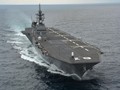 Tàu sân bay trực thăng Izumo của Lực lượng Phòng vệ Biển Nhật Bản (ảnh tư liệu)