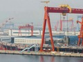 Trung Quốc đang chế tạo tàu sân bay nội đầu tiên. Ảnh: Cankao