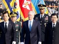 Bộ trưởng Quốc phòng Mỹ James Mattis trong chuyến thăm Hàn Quốc từ ngày 2 đến ngày 3 tháng 2 năm 2017. Ảnh: The Telegraph