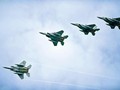 Biên đội 4 máy bay chiến đấu F-15 Lực lượng Phòng vệ Trên không Nhật Bản (ảnh tư liệu(