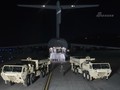 Ngày 6/3/2017, hệ thống phòng thủ khu vực tầm cao đoạn cuối (THAAD) Mỹ bắt đầu được triển khai ở Hàn Quốc. Ảnh: Sina