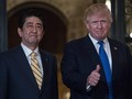 Tháng 2/2017, Thủ tướng Nhật Bản Shinzo Abe đến thăm Mỹ, hội đàm với Tân Tổng thống Mỹ Donald Trump. Ảnh: Daily Mail