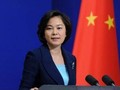 Người phát ngôn Bộ Ngoại giao Trung Quốc Hoa Xuân Oánh. Ảnh: Sina
