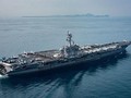 Tàu sân bay động cơ hạt nhân USS Carl Vinson, Hạm đội 3, Hải quân Mỹ. Ảnh: Sina