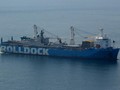 Tàu vận tải hạng nặng Rolldock Star Hà Lan đang chở tàu hộ vệ lớp Gepard 3.9 thứ ba về Việt Nam. Ảnh: Poder Naval.