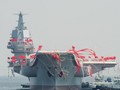 Tàu sân bay tự chế đầu tiên của Trung Quốc hạ thủy ngày 26/4/2017. Ảnh: Backchina