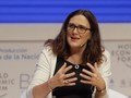 Cao ủy thương mại EU Cecilia Malmstrom. Ảnh: Deutschlandfunk.