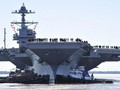 Tàu sân bay động cơ hạt nhân thế hệ mới USS Gerald Ford Mỹ. 