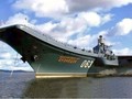 Tàu sân bay Kuznetsov hải quân Nga. Ảnh: QQ.