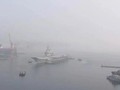 Tàu sân bay tự chế đầu tiên Type 001A chạy thử trên biển từ ngày 13 - 18/5/2018. Ảnh: QQ