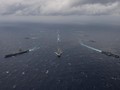 Cuộc tập trận Malabar - 2017 ở vịnh Bengal. Ảnh: U.S. Navy.