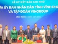 UBND tỉnh Vĩnh Phúc và Tập đoàn Vingroup ký kết thỏa thuận hợp tác toàn diện về chuyển đổi xanh