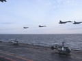 Chiến đấu cơ SU-33 xuất kích từ tàu sân bay Đô đốc Kuznetsov
