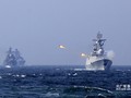 Chiến hạm Trung Quốc tập trận bắn đạn thật trên biển