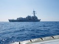 Khu trục hạm USS Dewey đã thực hiện tuần tra tự do hàng hải ở Biển Đông, áp sát đá Vành Khăn tại quần đảo Trường Sa khiến Bắc Kinh nổi giận