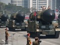 Dàn tên lửa đạn đạo của Triều Tiên trong lễ duyệt binh lịch sử hồi tháng 5/2017
