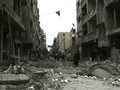Cảnh đổ nát ở Đông Ghouta
