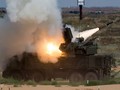 Tổ hợp tên lửa-pháo phòng không Pantsir-S1 Nga khai hỏa bắn hạ mục tiêu