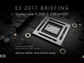 Thư mời họp báo của Microsoft tại E3 2017, diễn ra vào ngày 11/6 tại Los Angeles, bang California (Mỹ).