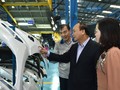 Thủ tướng thăm nhà máy sản xuất ô tô tại Ninh Bình