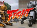 Cuộc quyết chiến giữa robot Mỹ (trái) và Nhật sẽ diễn ra vào tháng 8-2017 - Ảnh: Youtube
