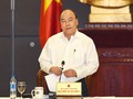 Thủ tướng Nguyễn Xuân Phúc làm việc  với lãnh đạo các bộ, ngành xử lý các kiến nghị của doanh nghiệp.