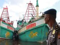 Các tàu cá của Việt Nam bị Indonesia bắt giữ. Nguồn Internet.