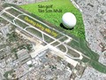 Cụm sân golf Tân Sơn Nhất đang là vấn đề được dư luận quan tâm. Bản đồ minh hoạ: Internet
