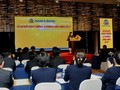 Bà Lương Thị Cẩm Tú – Tổng Giám đốc Nam A Bank phát biểu chỉ đạo tại buổi Lễ.