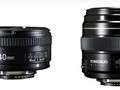 Ống kính Yongnuo 40mm f/2.8 và 100mm f/2 cho DSLR Nikon.