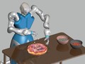 Mô phỏng robot chế tạo bánh pizza