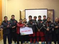 Đài Truyền hình Việt Nam trao thưởng cho ĐT U23 Việt Nam. Nguồn: VTV