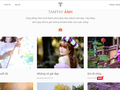 Giao diện trang mạngTamtay.vn. Ảnh chụp màn hình