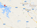 Nếu xảy ra sự cố vỡ đập chính Hồ Núi Cốc hậu quả sẽ khôn lường - Ảnh: Google Map