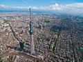 Tokyo Skytree hiện là tháp truyền hình cao nhất thế giới với độ cao 634m.
