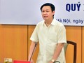 Phó Thủ tướng Vương Đình Huệ chủ trì cuộc họp. Ảnh VGP/Thành Chung