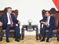 Thủ tướng Nguyễn Xuân Phúc và ông  Kevin Mc Allister, Chủ tịch kiêm Tổng Giám đốc Công ty Boeing Thương mại (Hoa Kỳ) - Ảnh: VGP