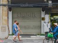 Cửa hàng Khaisilk tại số 113 Hàng Gai. Ảnh: Quỳnh Trang.
