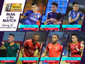 Danh sách cầu thủ xuất sắc nhất trận đấu vòng 21 V.League 2019. Ảnh VPF.