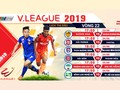 Lịch thi đấu vòng 22 V.League 2019. Ảnh VPF.