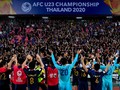 U23 Thái Lan lần đầu tiên có mặt tại tứ kết vòng chung kết U23 châu Á. Ảnh AFC