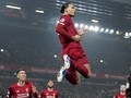 Liverpool sẽ chỉ cần giành 6 chiến thắng nữa là bước lên ngôi vương Premier League mùa này. Ảnh CLB.