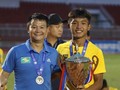 Vô địch U15 quốc gia 2018 là quả ngọt đầu mùa của ông thầy Văn Quyến. Ảnh FBNV