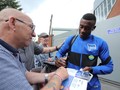 Salomon Kalou vừa bị CLB Hertha BSC đình chỉ do vị phạm các quy định về cách ly Covid-19. Ảnh Hertha BSC.