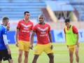 Rafaelson đang được kỳ vọng sẽ cùng Đỗ Merlo trở thành khẩu súng thần công 2 nòng của Nam Định. Ảnh NĐFC